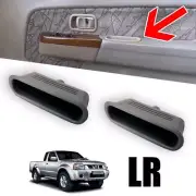 2X Inner Door Cup Handle Box Pull Front Lr Gray For Nissan Navara D22 1997-04 (for: Nissan)