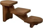 Storage Shelving Desktop Storage Rack Solid Wood Perfume Coffee Cup Hand-Made Water Cup Storage Ladder Display Rack