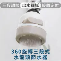 在飛比找momo購物網優惠-360°旋轉三段式水龍頭節水器(節水器 省水水龍頭 省水 廚