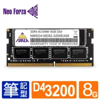 在飛比找momo購物網優惠-【Neo Forza 凌航】DDR4 3200/8G NB用