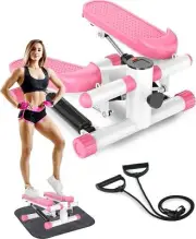 Mini Stair Steppers With Resistance Bands: Twist Workout Equipment For Exercise