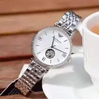 在飛比找Yahoo!奇摩拍賣優惠-精品館阿瑪尼ARMANI女錶型號AR60022錶殼316精鋼
