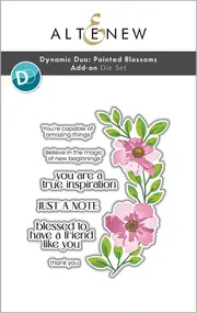 Altenew Dynamic Duo- Painted Blossoms Add-On Die Set