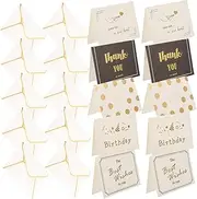 GRIRIW Design Hot Stamping Greeting Cards Birthday Cards with Envelopes 10pcs Set Random Style