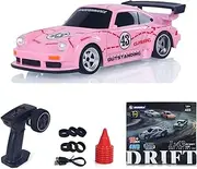 wheelfun 1/43 Gyro 2.4G Radio Control Drift Car Racing Vehicles High Speed 15KM/H 4WD Mini Car Battery Lights RTR Gift Hobby Grade Model for Adult Hobby