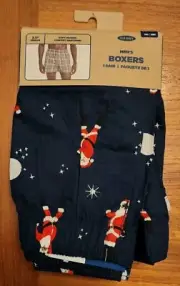 Old Navy Men's XXL Boxer Shorts DISCO SANTA Christmas Holiday Underwear Boxers