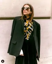 $1250 Proenza Schouler NEW Yellow Black White Tie Dye Turtleneck Jersey Dress S
