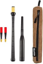 Frazer Warnock Standard Bagpipe Practice Chanter for Scottish Highland Bagpipes, 2 Quality Reeds, Breathable Case and Reed Tube Bundle