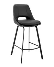 Armen Living Carise Metal Swivel 30In Bar Stool