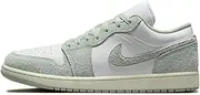 [Nike] Jordan Men's 1 Low SE White/Seafoam-Sail (FN5214 131), White/Seafoam-sail, 10