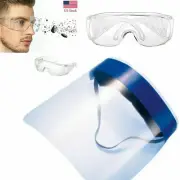 Safety Full Face Splash Shield Medical Goggle Guard Head Band Elastic USA Seller