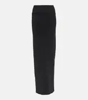 [Rick Owens] Rick Owens High-rise cady maxi skirt AU 14 black
