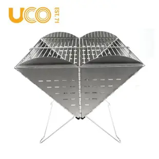 【UCO】美國品牌 Flatpack Grill XL 折疊烤肉架-特大 / 露營烤肉架 / 戶外烤肉爐(大型折疊露營烤肉架)