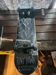 Tony Hawk 31" Limited Edition Signature Series Hawk Skull Bones Skateboard Maple