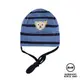 STEIFF德國精品童裝 - 條紋 圓頂帽 藍(62圍巾/帽子)