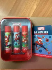 Lip Smacker Marvel's Spiderman HOLIDAY Flavored Lip Balm Tin BEST FLAVOR FOREVER
