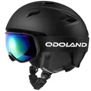 Ski Helmet and Goggles Set, Snowboard Helmet Glasses for Men, Women & Youth -...