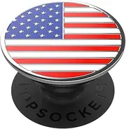 PopSockets: PopGrip with Swappable Top for Phones & Tablets - Enamel Old Glory