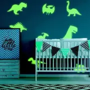 Dinosaur Wall Decals: Enchanting Glow-in-the-Dark Prehistoric Themed Stickers