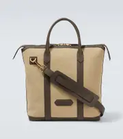 [Tom Ford] Tom Ford Buckley East West canvas tote bag