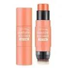Blush Cream Blush Stick with Brush Moisturizing Brighten Powder Blusher