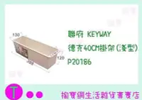 在飛比找Yahoo!奇摩拍賣優惠-聯府 KEYWAY 德克40CM掛架(淺型) P20186 