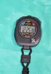 Sportwatch ZSD-009 Stop Watch Timer Clock Water Resistant w/ Compass | Black NEW