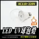 LED UV球泡燈｜UV燈泡｜驗鈔｜隱形畫｜110-220V｜E27｜