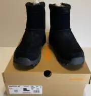 NEW Merrell Winter Pull On Boots Ladies Women's Black Suede Leather size 9.5