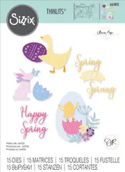 Sizzix Spring Has Sprung Thinlits Die Set