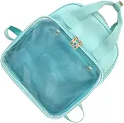 [BESPORTBLE] Pvc Candy Satchel Backpack for School Large Storage Comfortable for Boys and Girls Students Adults