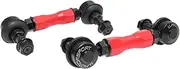 IL Motorsport ND0-0985 Stabilizer Link, Full Length Adjustable, Left & Right Set, Red
