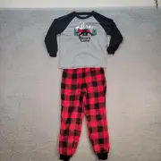 Holiday FamJams Kid's Unisex Size 4/5 Fleece Pants & Long Sleeve Pajama Set