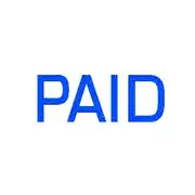 Deskmate Pre-Inked Office Stamps Paid Blue