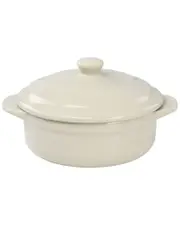 Martha Stewart Stoneware Round Mini Casserole with Lid