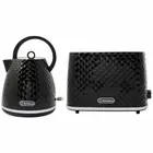 Westinghouse Kettle & Toaster Set Black WHKTPK09K