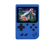 Retro Handheld Game Console 500 Games 8 Bit 3.0 Inch Color LCD Screen Mini Portable Video Game Player for Kids Blue