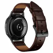 For Samsung Galaxy Smart Watch 20mm Genuine Leather Replacement Wristband Bracelet Strap Wrist band (Coffee)