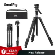SmallRig 63" Video Travel Tripod, Carbon Fiber Tripod with QR Fluid Head 4221