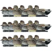 Avian X Topflight Gadwall Decoys Realistic Gray Ducks, Set of 18, Multicolor