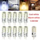 10X G4 1.5W/3W 24LED SMD Capsule Corn Light Bulbs Replace Halogen White 12V AUS