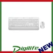 Logitech Signature MK650 Wireless Keyboard & Mouse Combo for Business - White