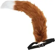 LALADEFIEE Plush Fox Tail Accessory for Carnival Performance Photo Prop Wolf Tail Cosplay Costume
