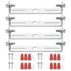 4 Set 85mm (3.35") Universal Light Fixture Mounting Bracket Kit with Screw