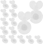 jojofuny 20pcs Silicone Earring Backs Comfortable Replacement Stoppers for Earrings Secure Locking Prevent Dropping