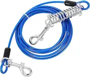 Abaodam Double Opening Swivel Snap Hook for Dog Leash Metal Spring Snap Tangle- Movement for Hiking Rope Dog Tie Out Cable