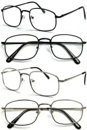 Quality Reading Glasses +0.5+0.75+1.0 Spring Hinges Classic Big Frame Style L454