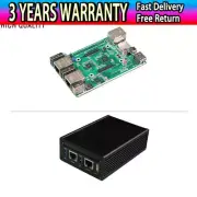 CM4_3 Gigabit Ethernet Expansion Board + Case GIGA_USB3.0 EMMC Program Interface