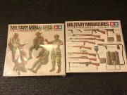 Vintage Tamiya Military Miniatures Weapon Troops 1/35 Model Kit Lot Of 2 NEW!