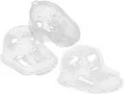 Parliky 3 Sets Cap Display Holder Transparent Baseball Hat Shaper Rack for Home Shop Use Lightweight Durable Prevents Deformation for Hat Display and Storage